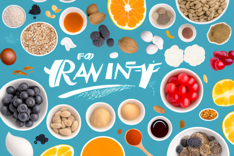 A variety of raw ingredients and healthy snacks to represent no-cook foods