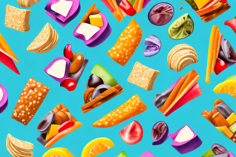 A variety of colorful and delicious-looking no-cook snacks