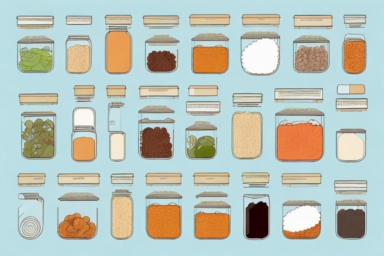 A kitchen pantry with a variety of ingredients to create a meal