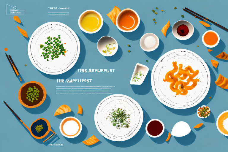 Three appetizers with ingredients arranged in a visually appealing way