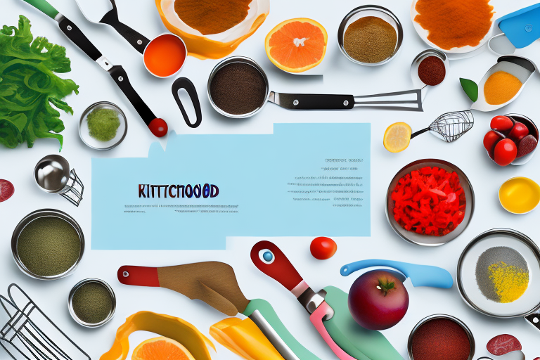 A variety of colorful ingredients and kitchen tools used to make no-cook recipes