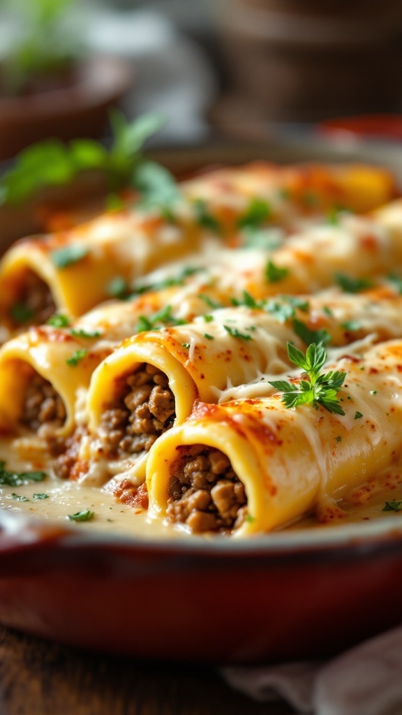 A Hearty Italian Cannelloni Dish