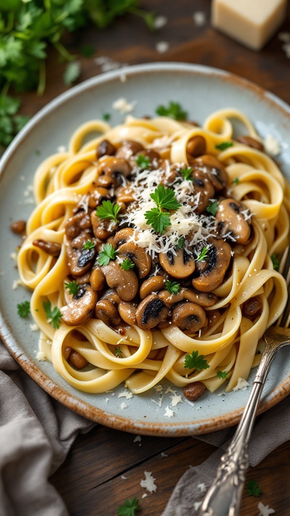 Tagliatelle with Porcini Mushroom Ragout Recipe