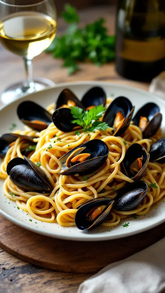 Classic Linguine alle Cozze (with Mussels) Recipe