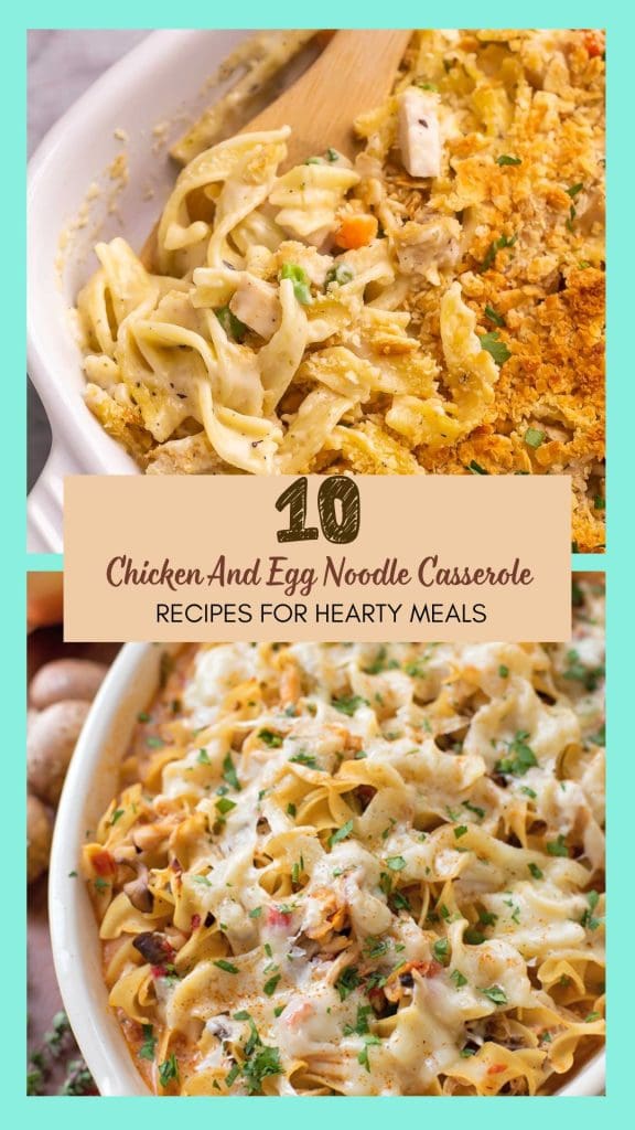 Chicken And Egg Noodle Casserole