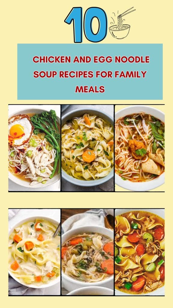 Chicken And Egg Noodle Soup