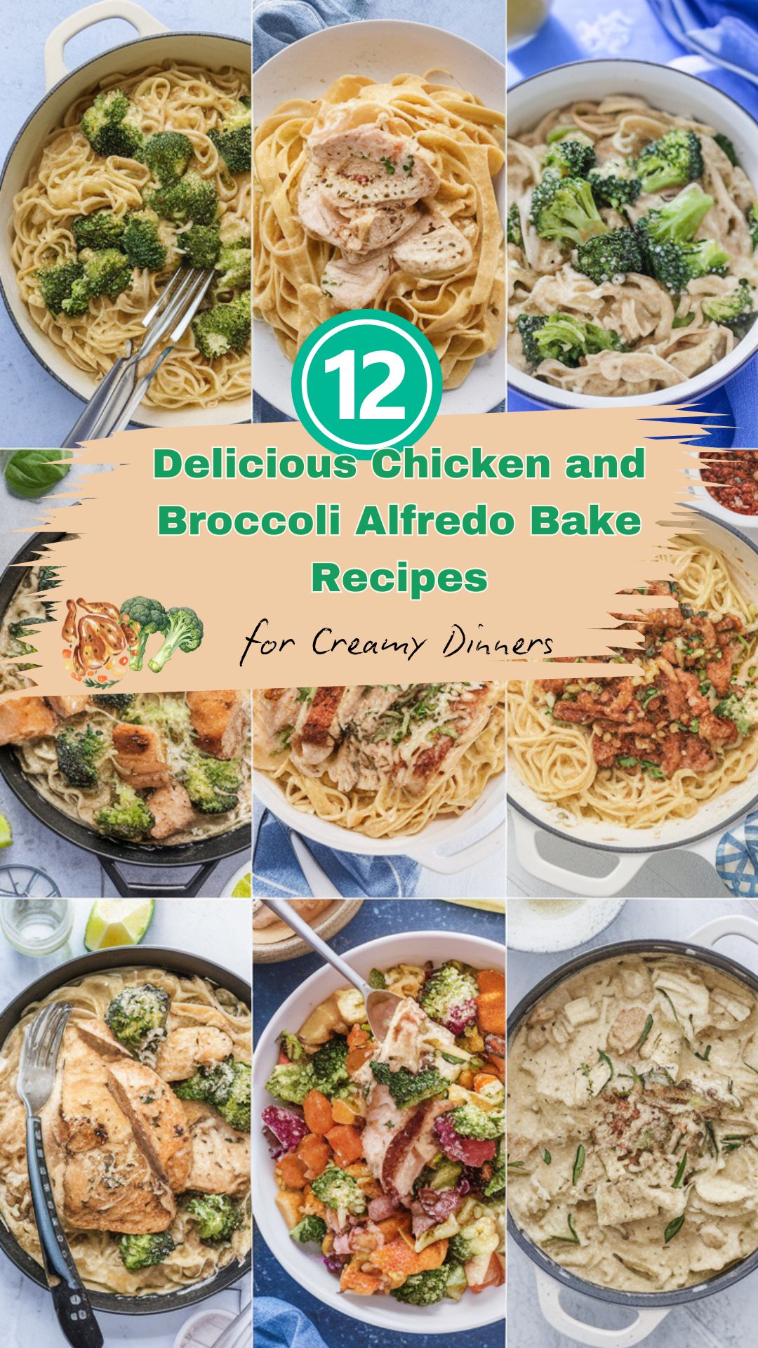 Chicken and Broccoli Alfredo Bake Recipes