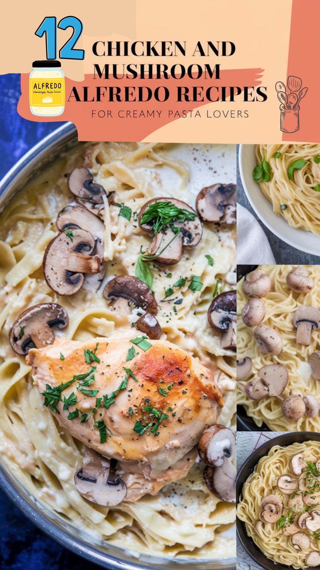 Chicken and Mushroom Alfredo