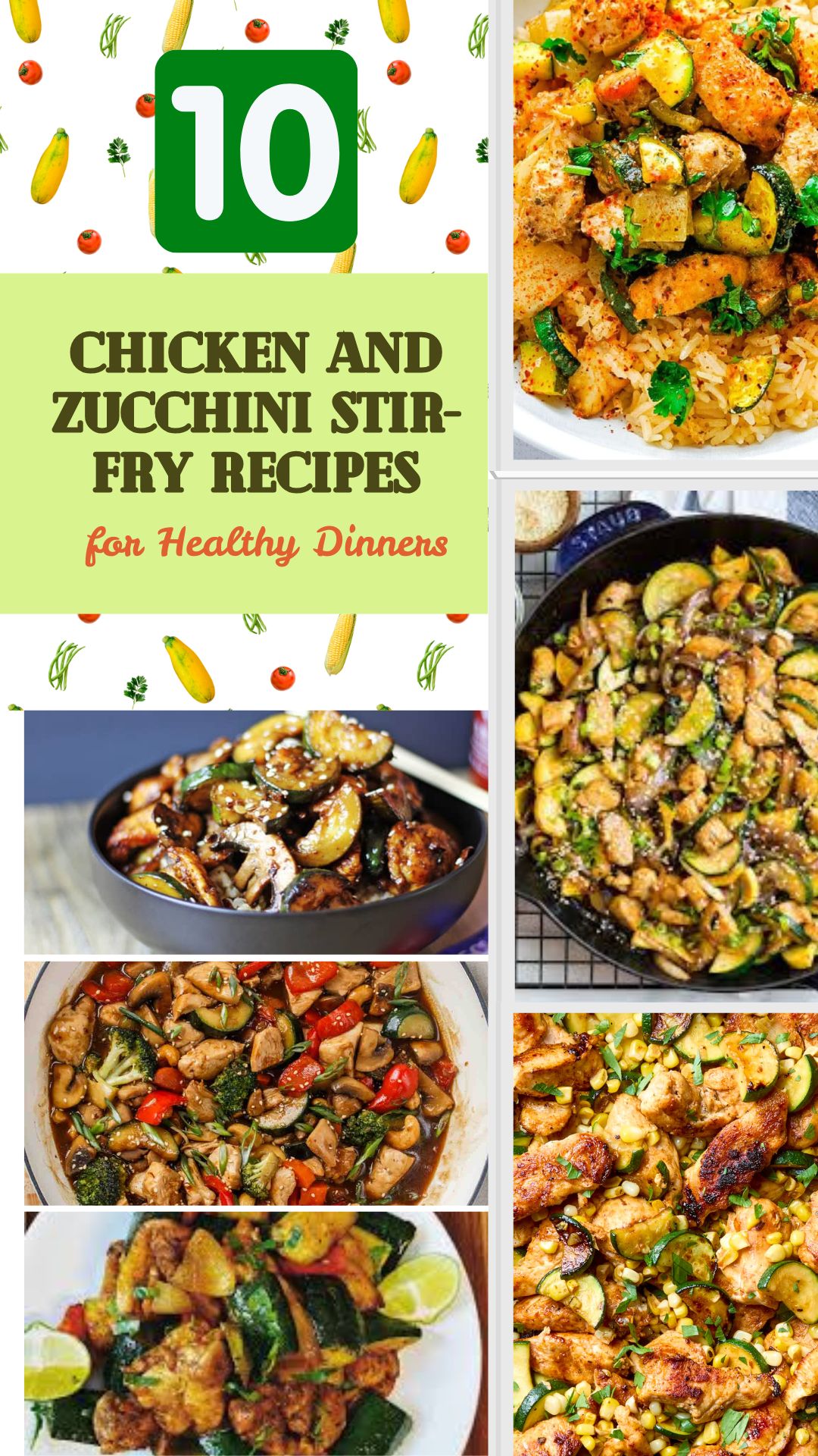 Chicken and Zucchini Stir-Fry Recipes