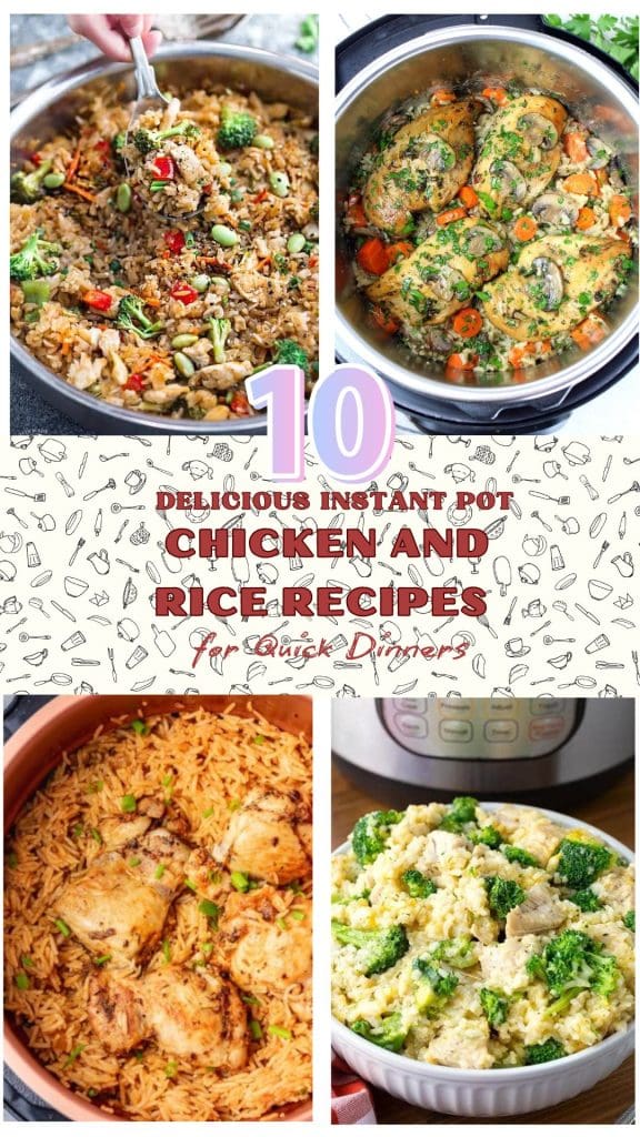 Instant Pot Chicken and rice Recipes