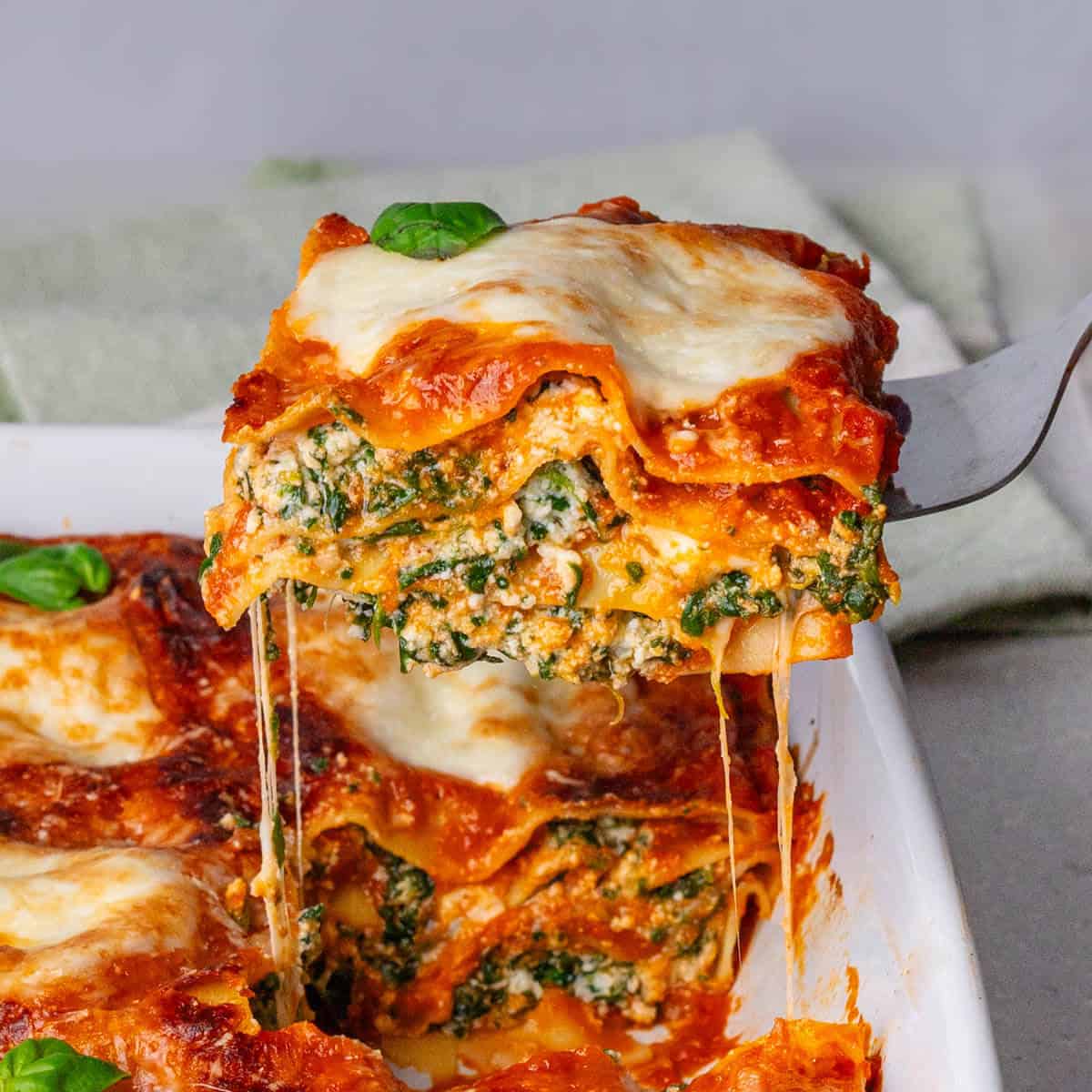 Spinach and Ricotta Lasagna Recipe