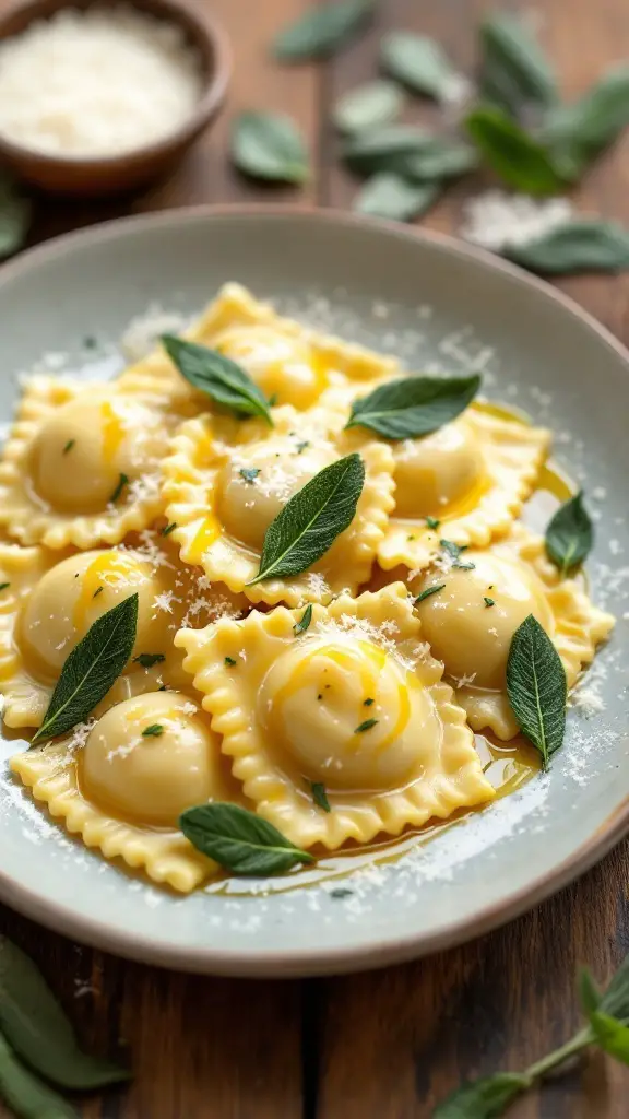 Ravioli with Chestnut and Ricotta Filling Recipe