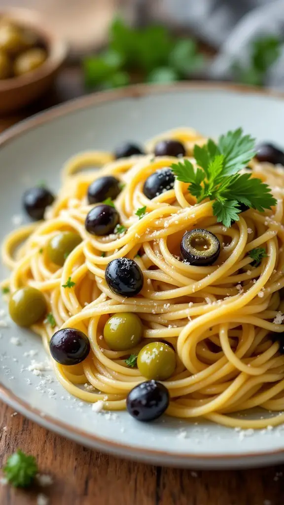 Spaghetti Alle Olive Recipe