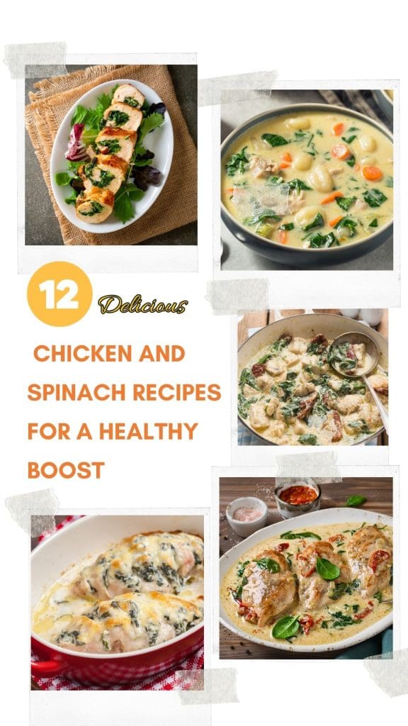 chicken and spinach recipes