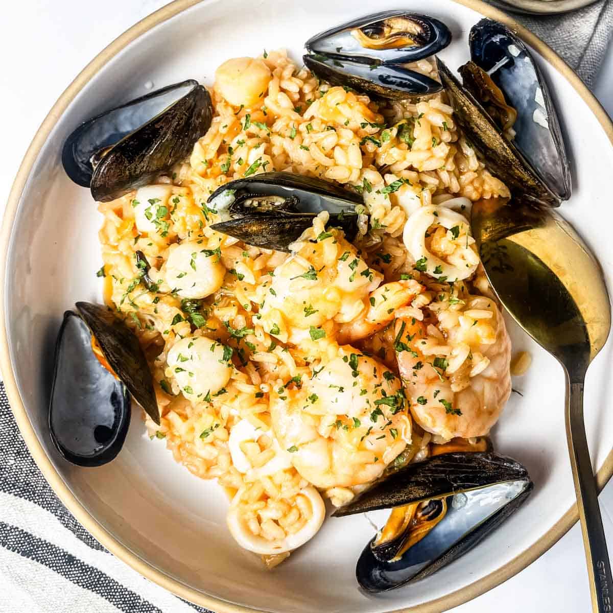 Seafood Risotto Recipe