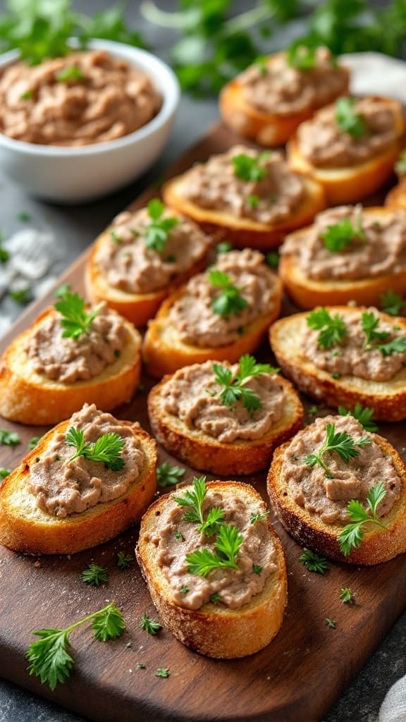 Crostini with Chicken Liver Pate Recipe