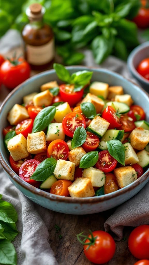 Panzanella (Italian Bread Salad) Recipe